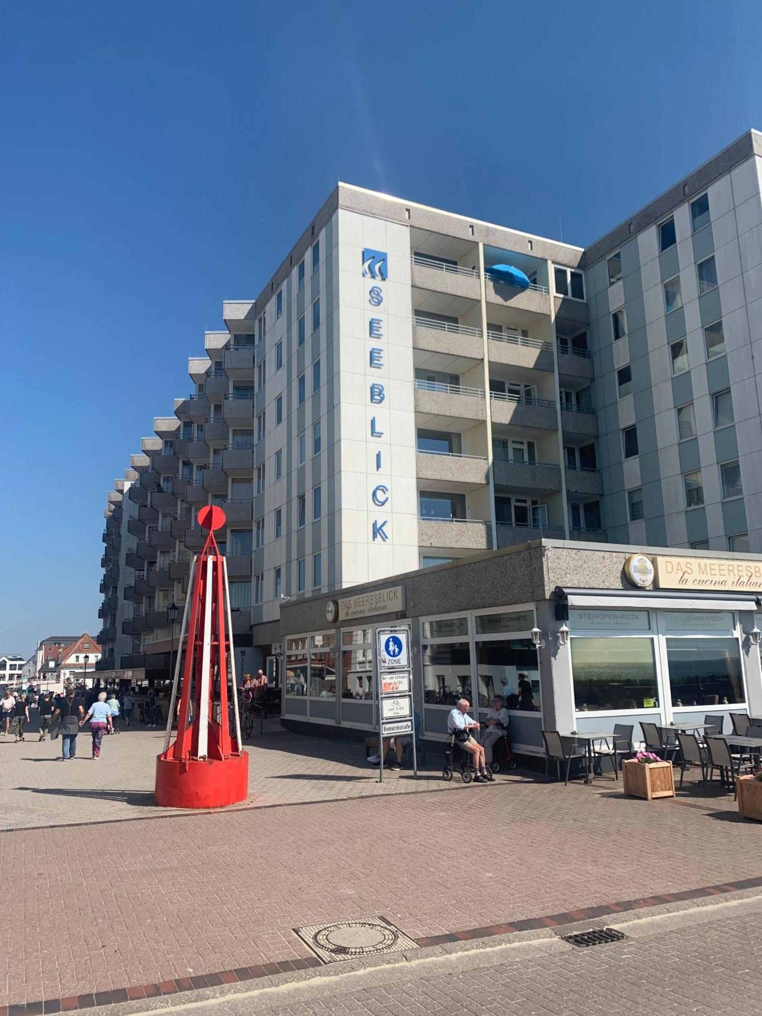 Strandblick Im Haus Seeblick Bismarckstrasse Borkum Kültér fotó