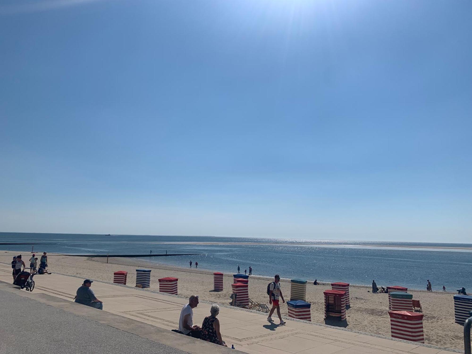 Strandblick Im Haus Seeblick Bismarckstrasse Borkum Kültér fotó